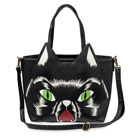 Disney Parks Loungefly Thackeray Binx Handbag Tote Hocus Pocus - Picture 1 of 5